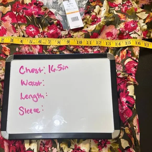 Sam Edelman Illora Floral Midi Dress Cypress Winter Wonderbloom Size Small NWT - Picture 7 of 10